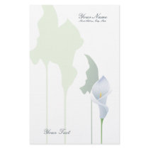 Calla Lily stationery