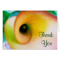 Calla Lily Thank You cards cards