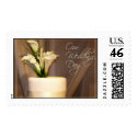 Calla Lily Wedding Cake postage