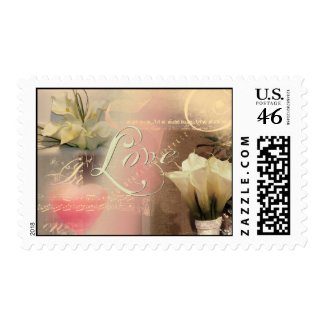 Calla Lily Wedding collage stamp
