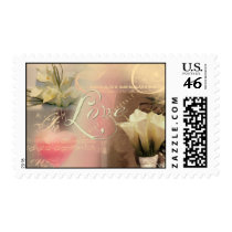 Calla Lily Wedding collage postage by aslentz Calla Lily Wedding collage postage