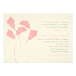 Calla Lily Wedding Invitation