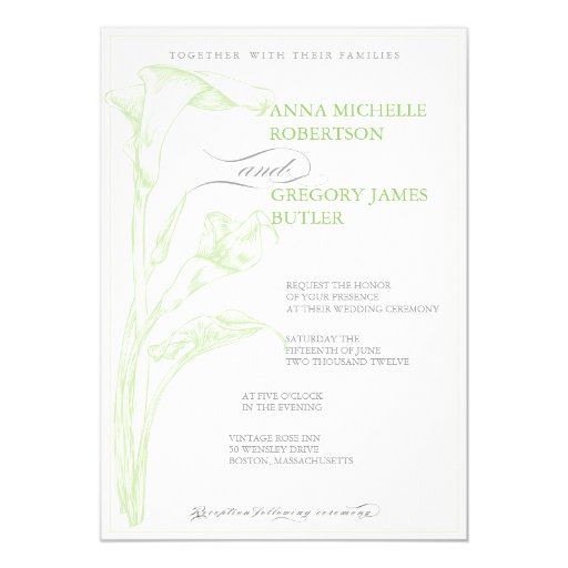 calla wedding invitations kit calla wedding invitation zazzle calla wedding invitations kit calla wedding invitation zazzle