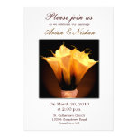 Calla lily wedding invitation