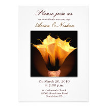 Calla lily wedding invitation invitations