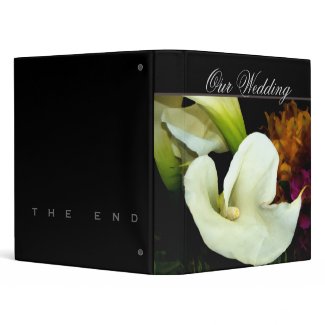 Calla lily Wedding Planner binder
