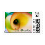 Calla Lily Wedding postage stamp