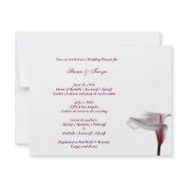 Calla Lily Wedding Shower Invitation