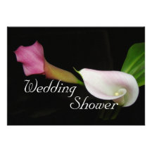 Calla Lily Wedding Shower Invitation