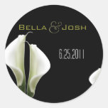 Calla Lily Wedding Stickers