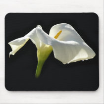 Calla Lily with extra petal mousepads