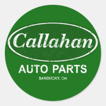 Callahan Auto Parts $7.95 Stickers (20 pack)