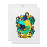 Callahan Family Crest (cutout) Custom Invitations