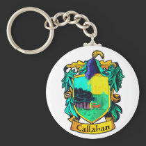 Callahan Family Crest (cutout) keychains