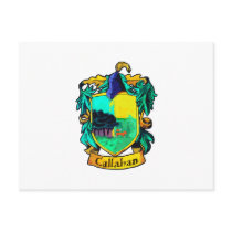 Callahan Family Crest (cutout) postcards