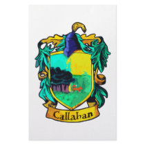 Callahan Family Crest (cutout) Stationery Paper