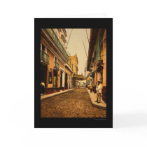 Calle de Habana in Havana, Cuba 1900 cards