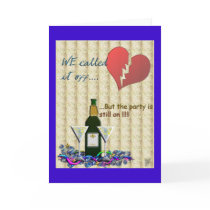 called off wedding cards