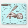Calligrapher's Mousepad - Hand Holding Quill Pen