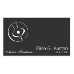 Calligraphic Fountain Pen Business Card Template