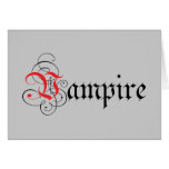 Calligraphic  Vampire