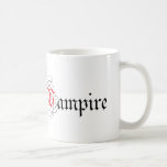 Calligraphic  Vampire Mugs