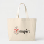 Calligraphic  Vampire Tote Bag