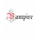 Calligraphic  Vampire t-shirts