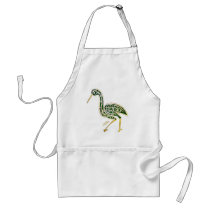 Calligraphy Bird (Stork) Aprons