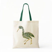 Calligraphy Bird (Stork) Bag