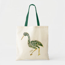 Calligraphy Bird (Stork) Bag