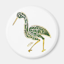 Calligraphy Bird (Stork) Magnets