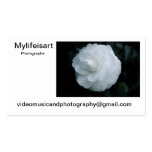Calling card Mylifeisart photographer business cards