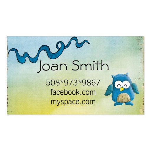 Calling Cards Business Card (front side)