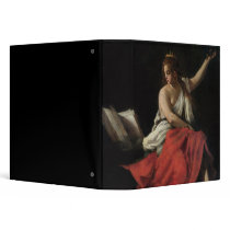 Calliope, Muse of Epic Poetry 3 Ring Binders
