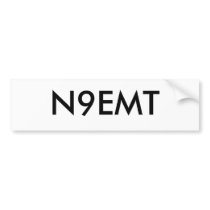 Callsign Bumper Sticker (Plain)