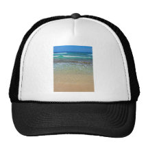 Calm beach waters mesh hats