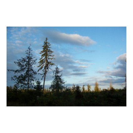Calm Blue Skies print