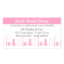Calm Dental Care business cards