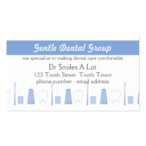 Calm Dental Care business cards
