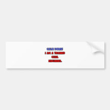 Calm Down .. I am a Trained Civil Engineer Bumper Sticker