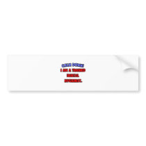 Calm Down .. I am a Trained Dental Hygienist Bumper Sticker