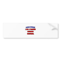 Calm Down .. I am a Trained Interior Designer Bumper Stickers