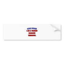 Calm Down .. I am a Trained Massage Therapist Bumper Stickers