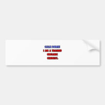 Calm Down .. I am a Trained Organic Chemist Bumper Sticker