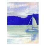 Calm Easy Sailing  CricketDiane Ocean Art postcards
