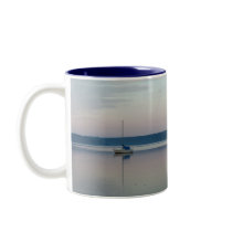 CALM EVENING by SHARON SHARPE mugs by sharonsharpe CALM EVENING by SHARON SHARPE mugs