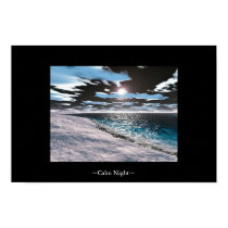 Calm Night posters by seaescape Calm Night posters