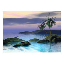 Calm Palms - Chubby Business Card
