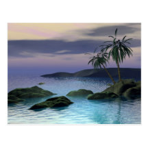 Calm Palms Post Cards